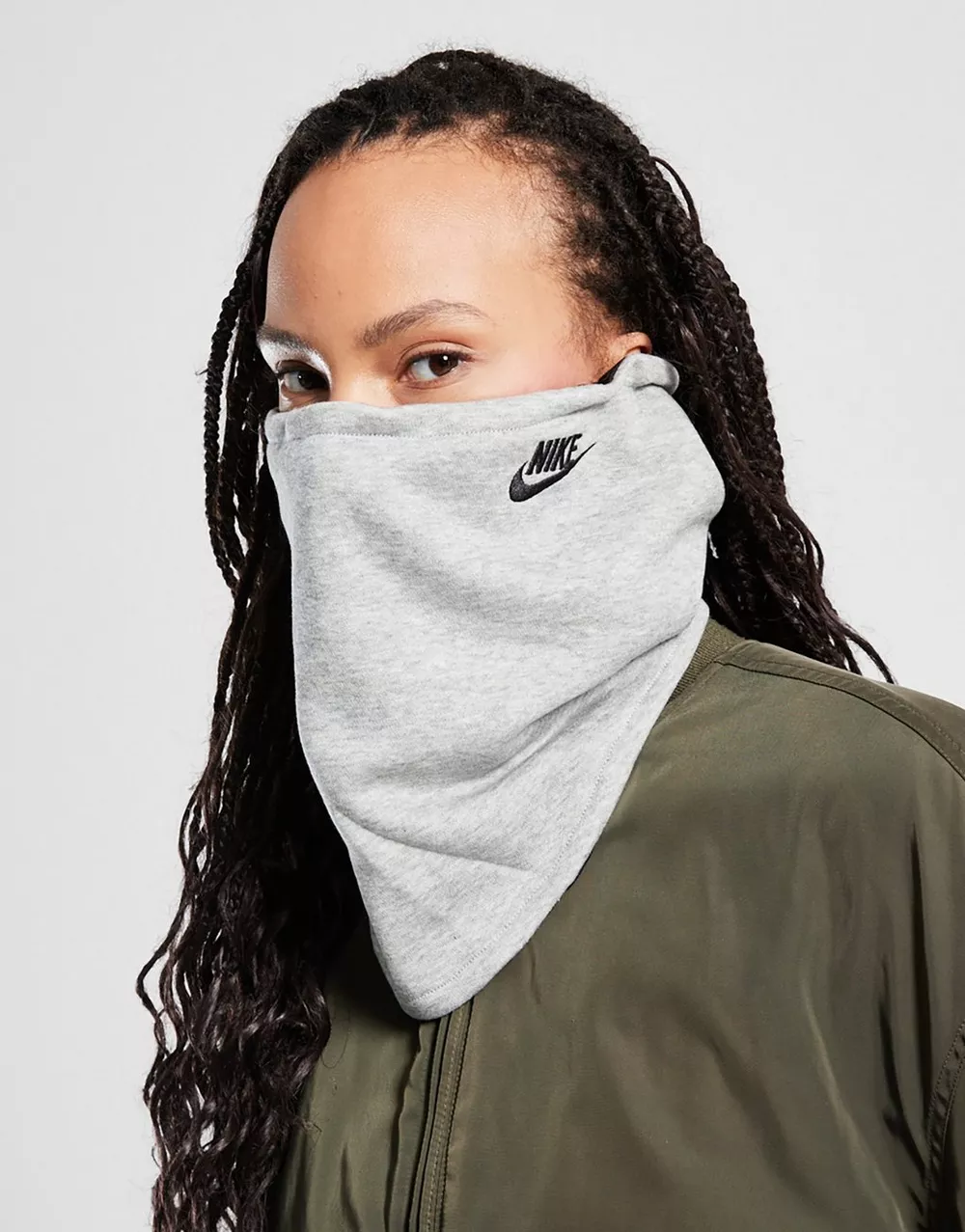 NIKE ШАРФ REV SNOOD GRY BLK, фото 1 з 5