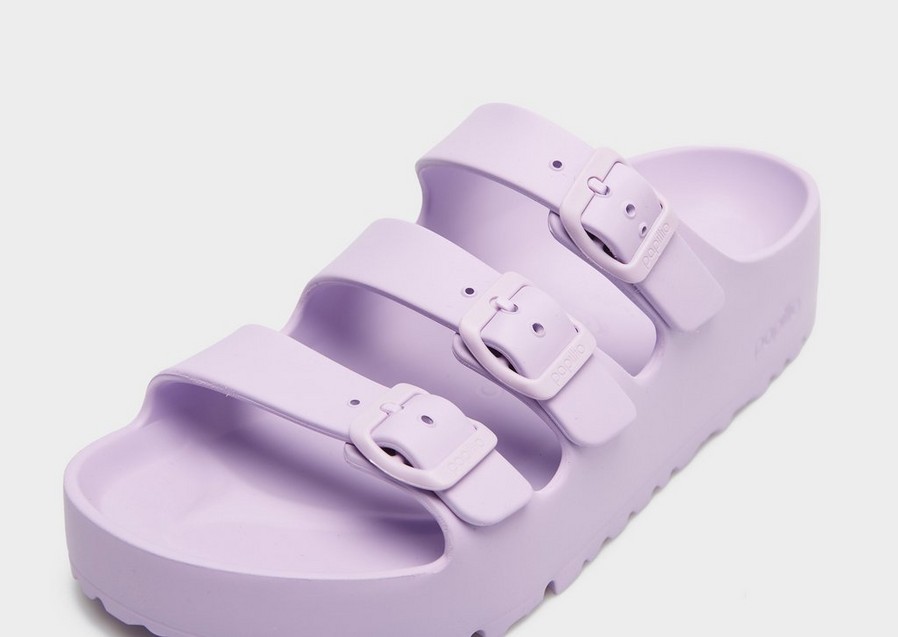 Šlepetės moterims BIRKENSTOCK FLORIDA III FLEX PLATFORM EVA CROCUS 1029698 Violetinė