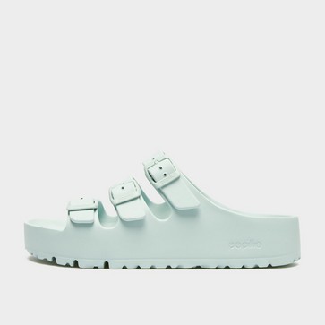 Șlapi de damă BIRKENSTOCK FLORIDA III FLEX PLATFORM EVA GREEN