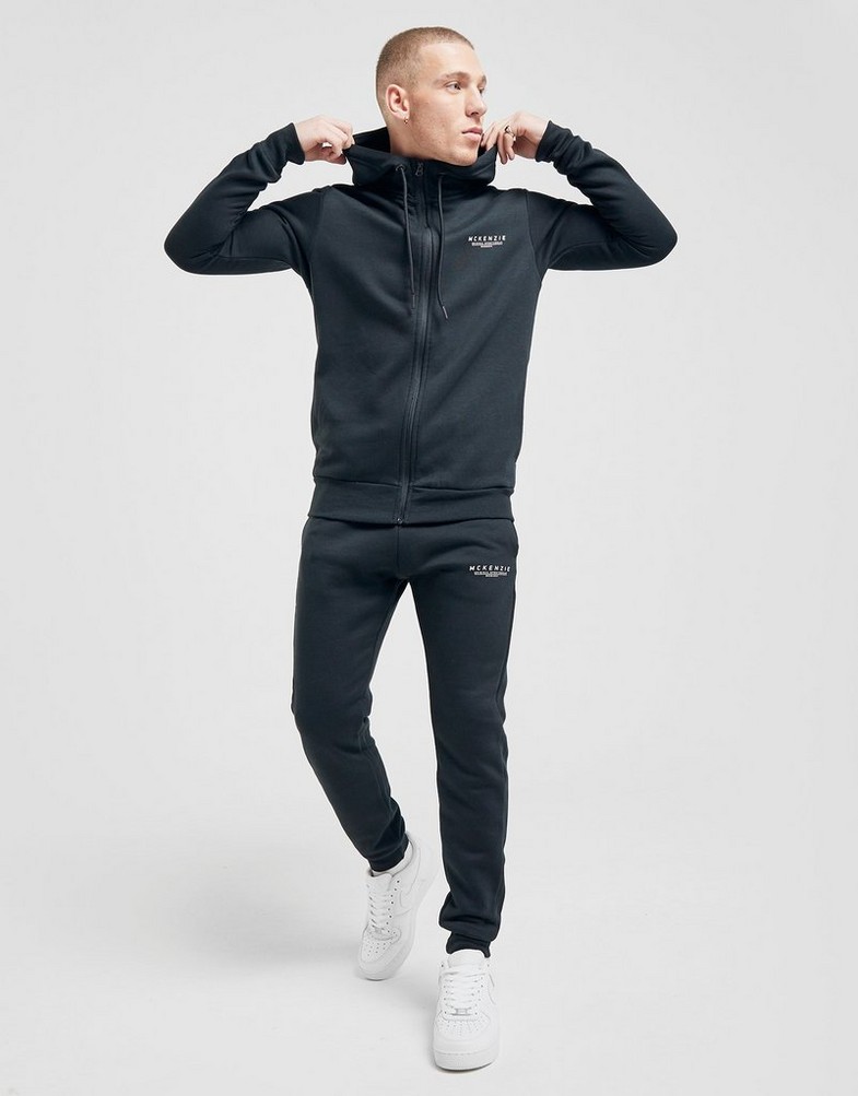 Bluza męska MCKENZIE ESSENTIAL ZIP THROUGH HOODIE MEN'S  MCKTM12793 Czarny