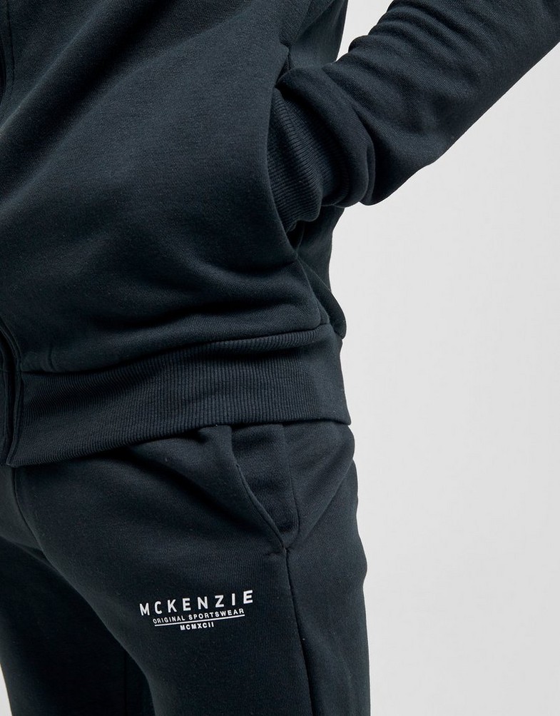 Bluza męska MCKENZIE ESSENTIAL ZIP THROUGH HOODIE MEN'S  MCKTM12793 Czarny