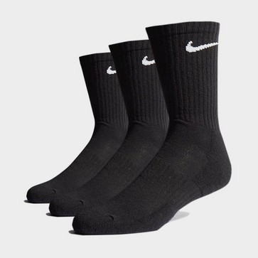 Șosete pentru femei NIKE 3-PACK CUSHIONED CREW SOCKS 