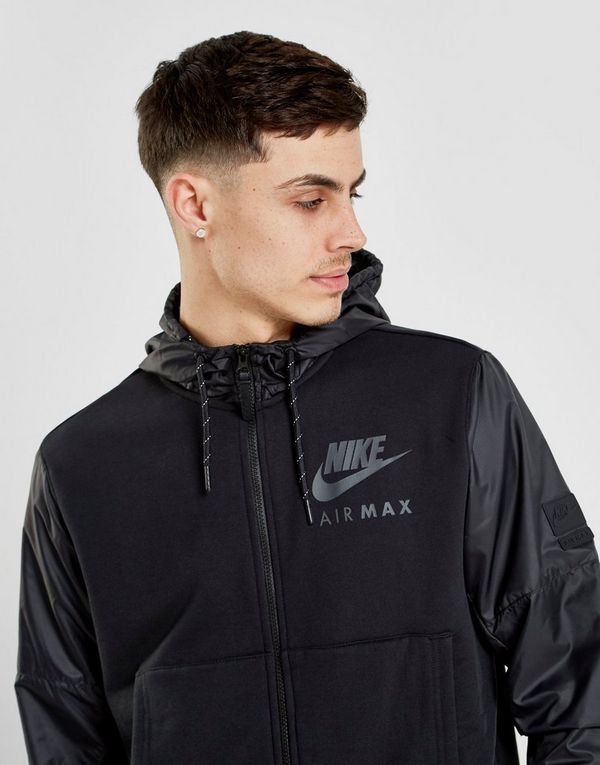 Herren Nike Grau Bekleidung: Nike Air Max Poly Hoodie Herren Nike Grau Bekleidung: Nike Air Max Poly Hoodie