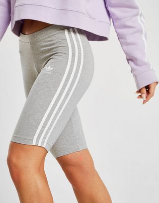adidas Originals 3 Stripes Radlerhose Damen | JD Sports adidas Originals 3 Stripes Radlerhose Damen | JD Sports