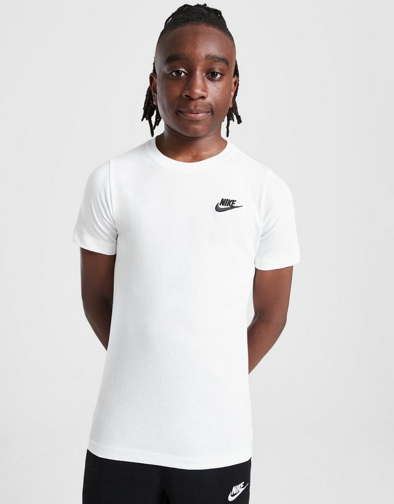Дитячі футболки NIKE ФУТБОЛКА K NSW TEE EMB FUTURA LBR BOY FZ5177-100 Білий