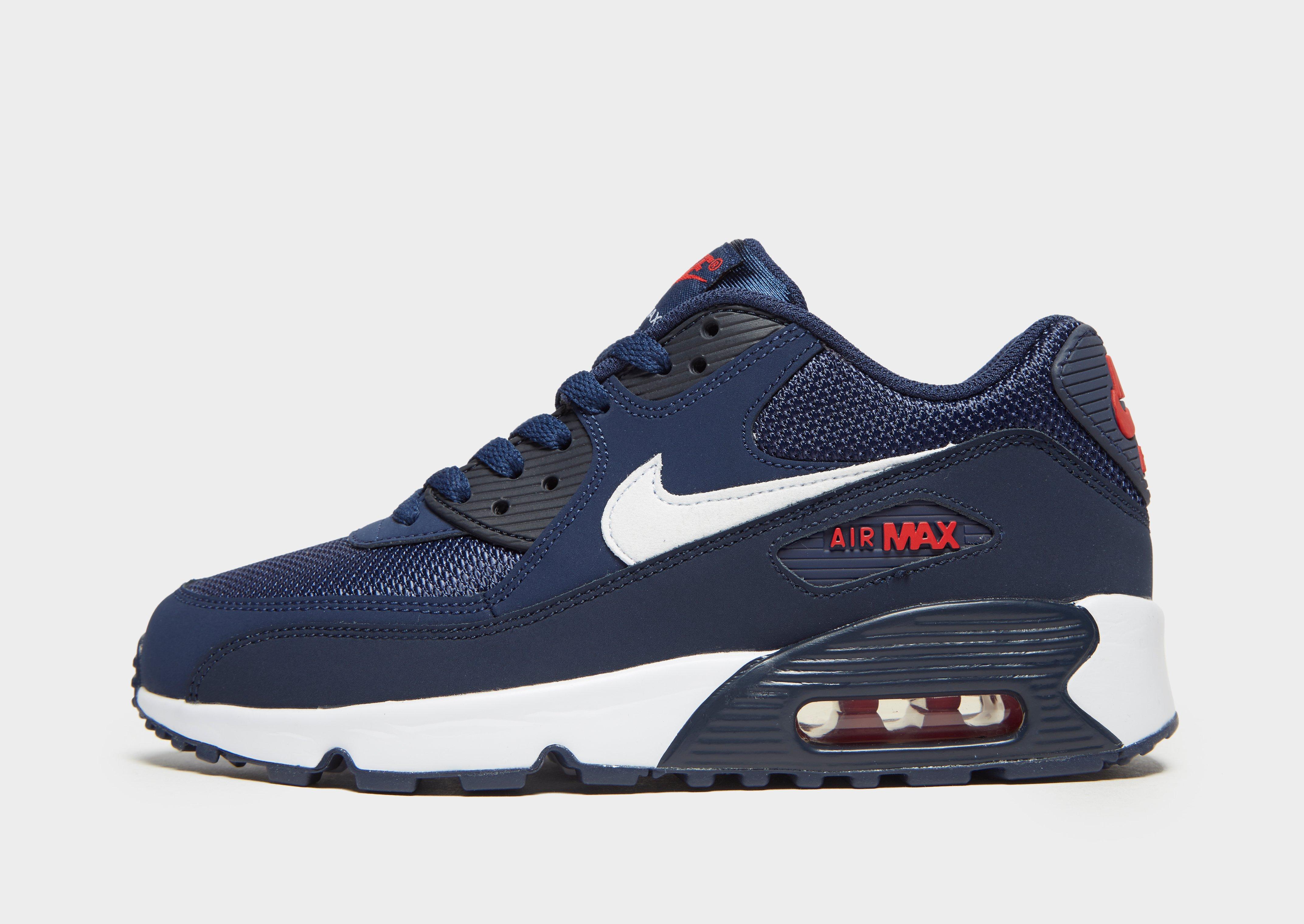 nike air max 90 navy blue leather