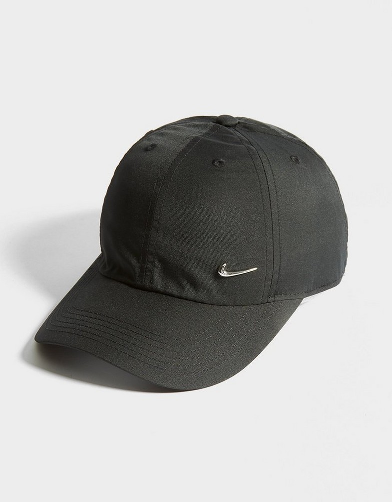 Czapka z daszkiem damska NIKE CZAPKA H86 SIDE SWOOSH CAP JUNIOR AV8055010 Czarny