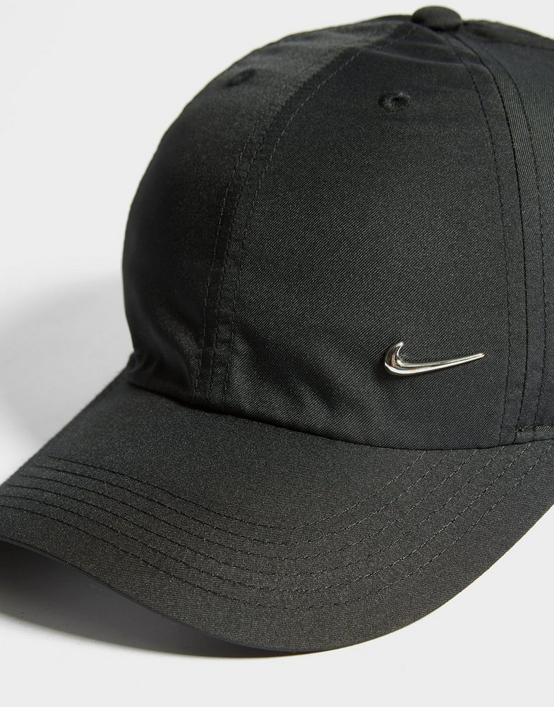 Czapka z daszkiem damska NIKE CZAPKA H86 SIDE SWOOSH CAP JUNIOR AV8055010 Czarny