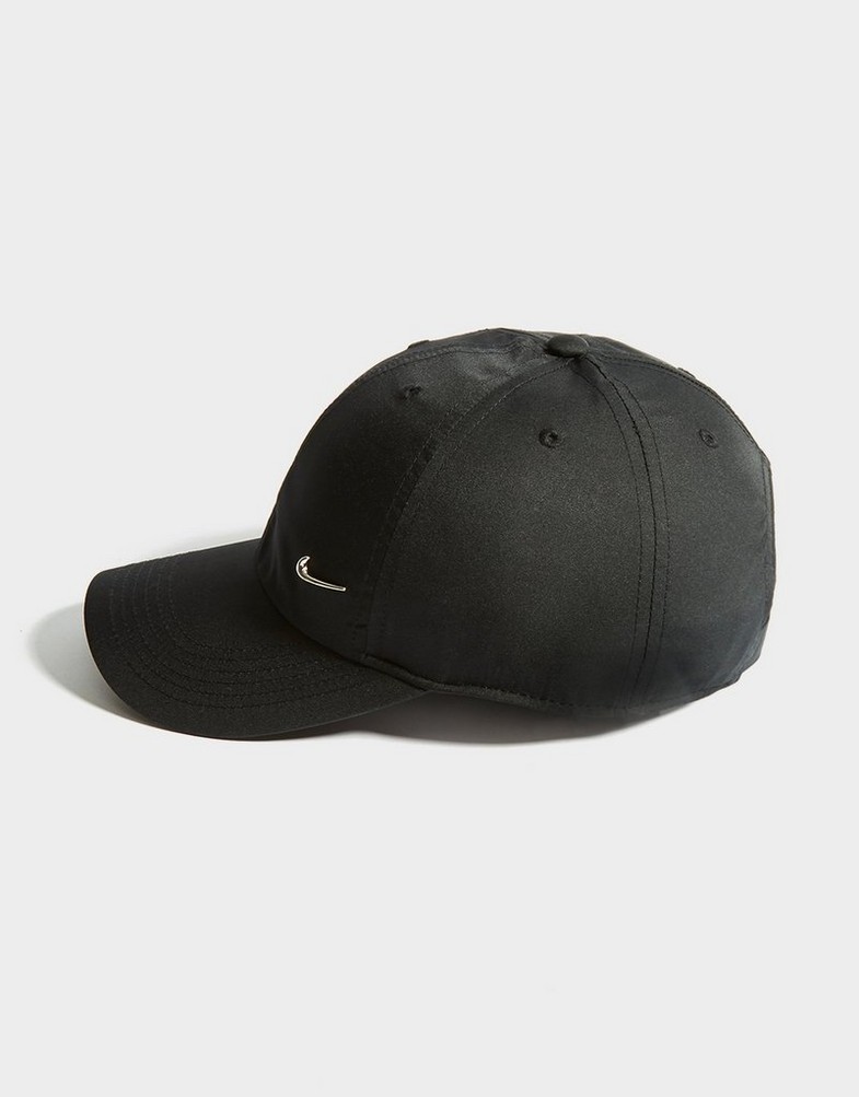 Czapka z daszkiem damska NIKE CZAPKA H86 SIDE SWOOSH CAP JUNIOR AV8055010 Czarny
