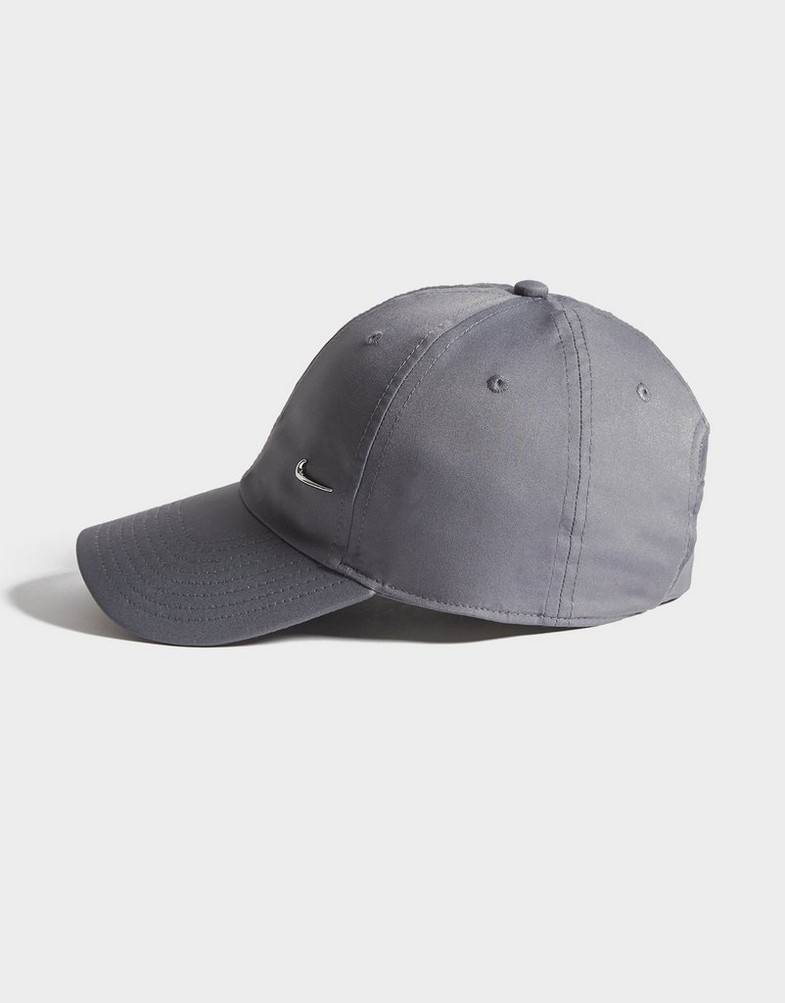 Czapka z daszkiem damska NIKE CZAPKA U NK H86 CAP NK METAL SWOOSH 943092-021 Szary