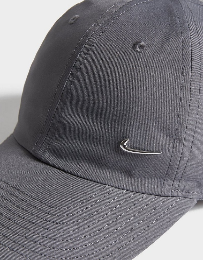 Czapka z daszkiem damska NIKE CZAPKA U NK H86 CAP NK METAL SWOOSH 943092-021 Szary