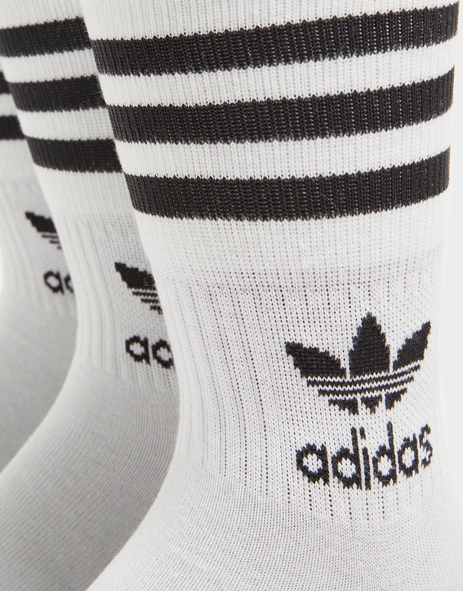 Дамски чорапи ADIDAS 3 PACK SOLID MID CREW SOCKS  GD3575 Бял
