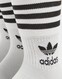 ADIDAS 3 PACK SOLID MID CREW SOCKS 