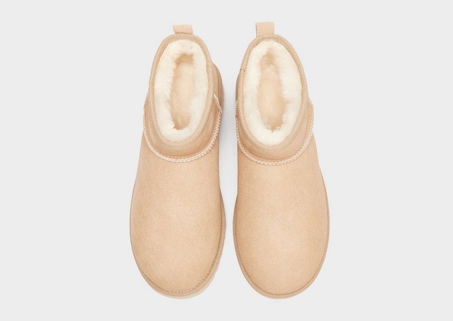 Buty zimowe damskie UGG CLASSIC ULTRA MINI 1116109-SAN Beżowy