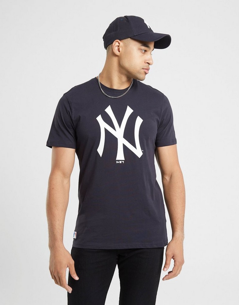 Tricou pentru bărbați NEW ERA TRICOU MLB APP NY YANKEES NAV 11204000 Negru