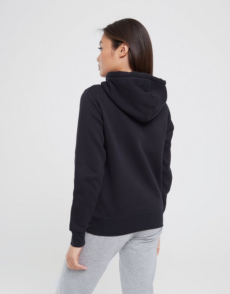 Női pulóver CHAMPION PULÓVER KAPUCNIS HOODED SWEATSHIRT 113207KK001 Fekete