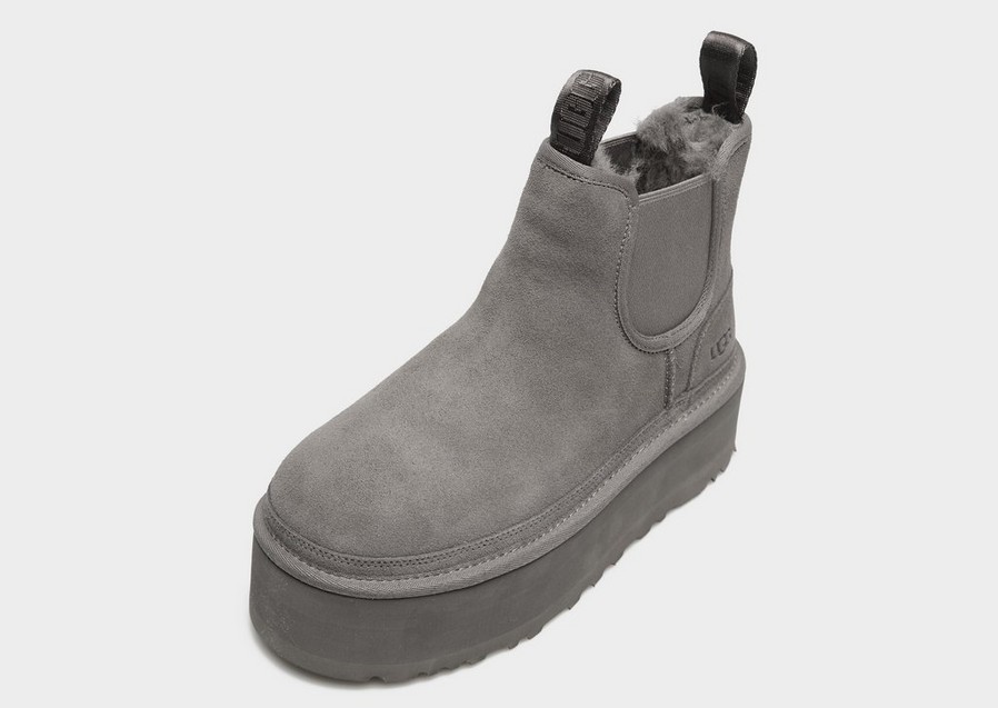 Női téli cipők UGG NEUMEL PLATFORM CHELSEA 1134526-GREY Szürke