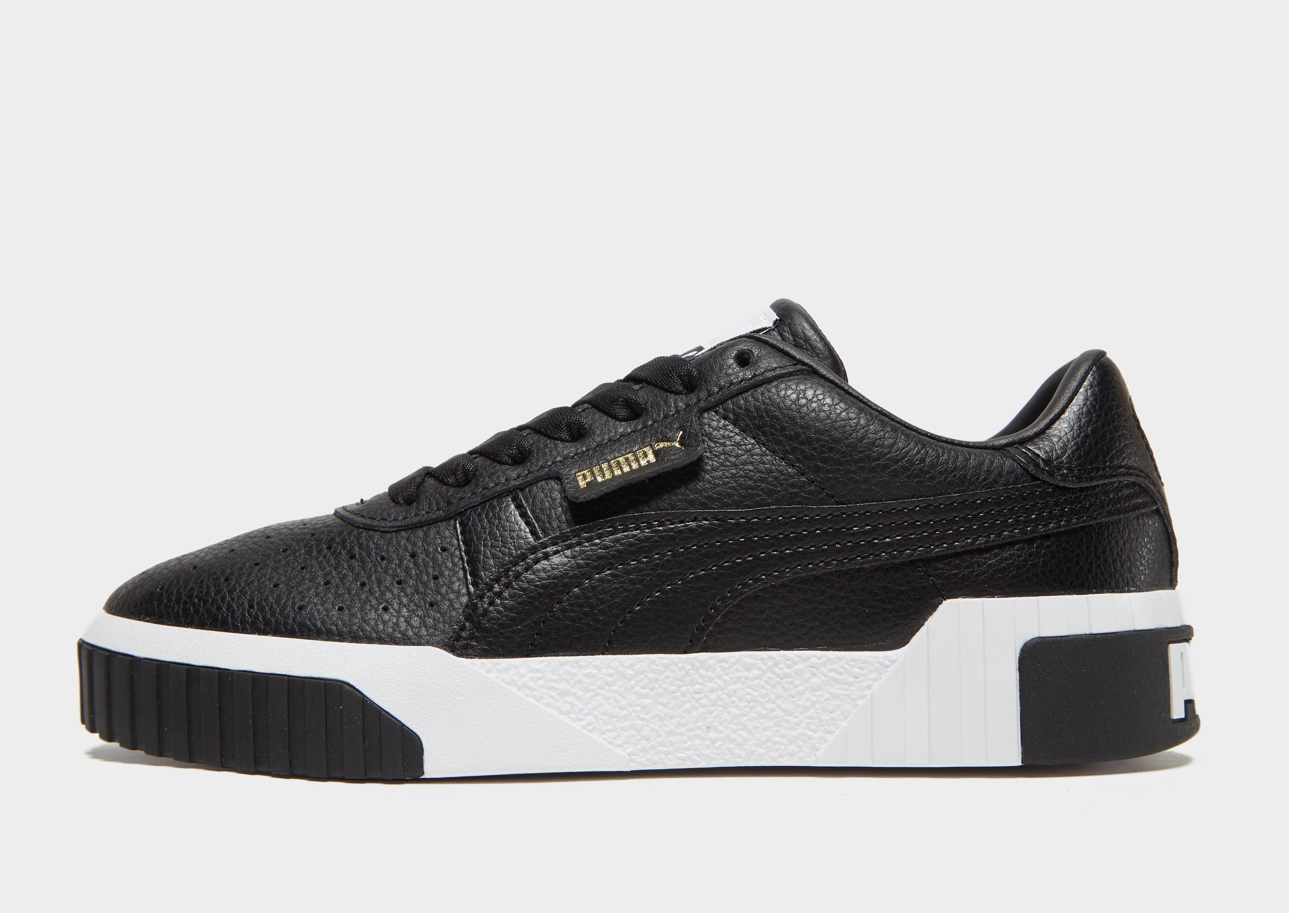 puma cali noir et blanche femme