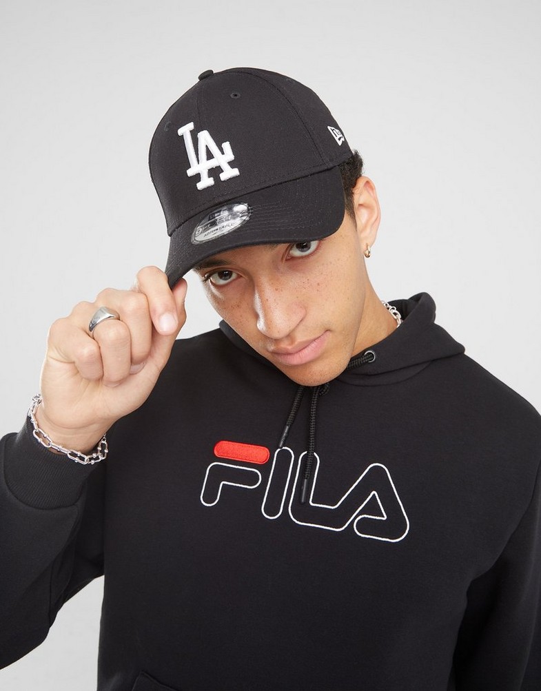 Női sapká NEW ERA SAPKA LEAGUE ESSENTIAL LA DODGERS BLK/WHI 11405493 Fekete