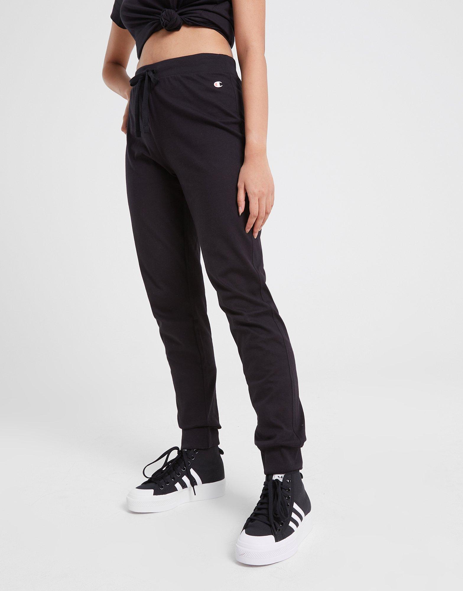 Дамски панталон CHAMPION ПАНТАЛОНИ RIB CUFF PANTS 114907KK001 Черен
