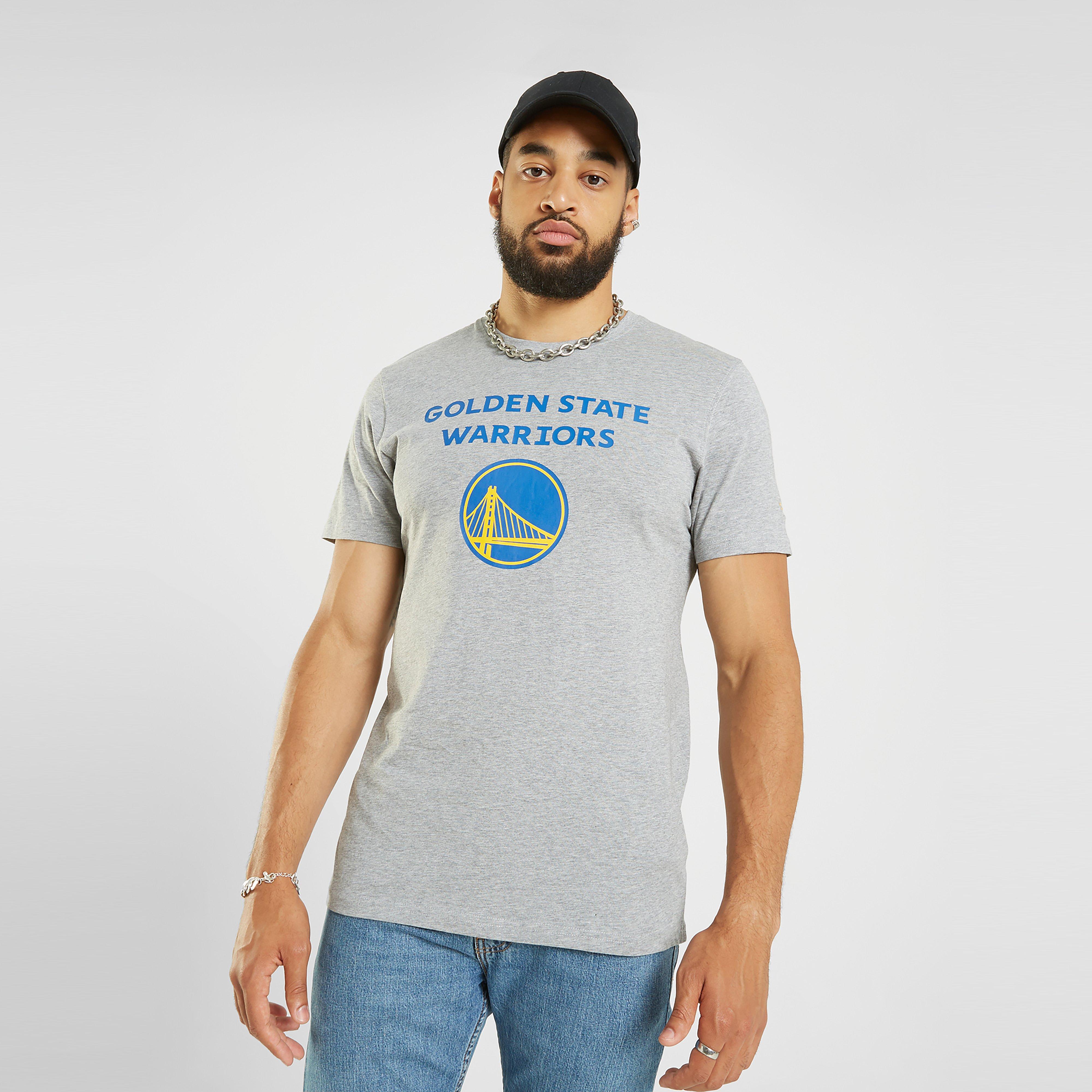Tricou pentru bărbați NEW ERA TRICOU SS NBA LOGO GOLDEN STATE WARRIORS LIGHT GREY