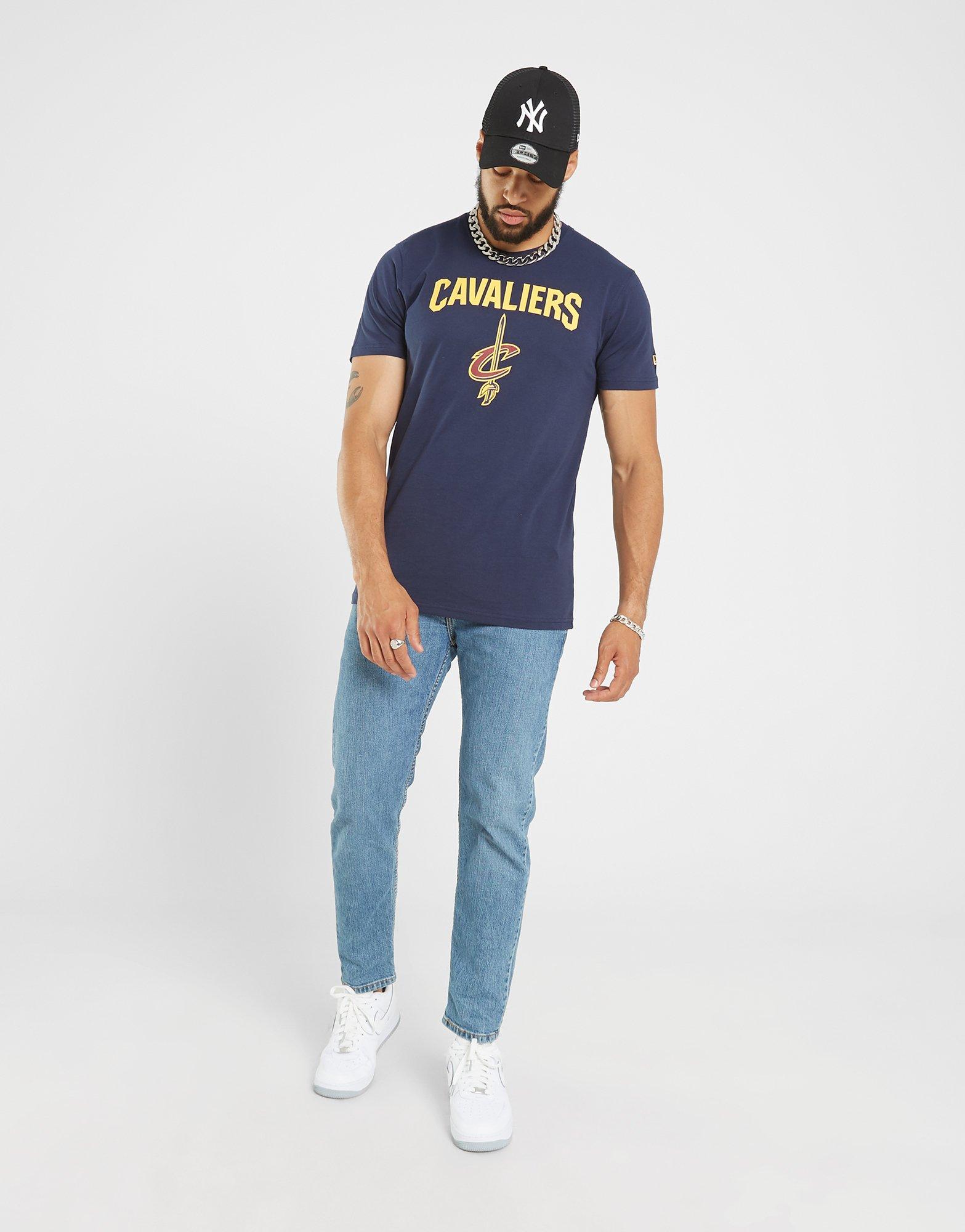 Tricou pentru bărbați NEW ERA TRICOU SS NBA LOGO CLEVELAND CAVALIERS OCEANSIDE BLU 11530754 Albastru