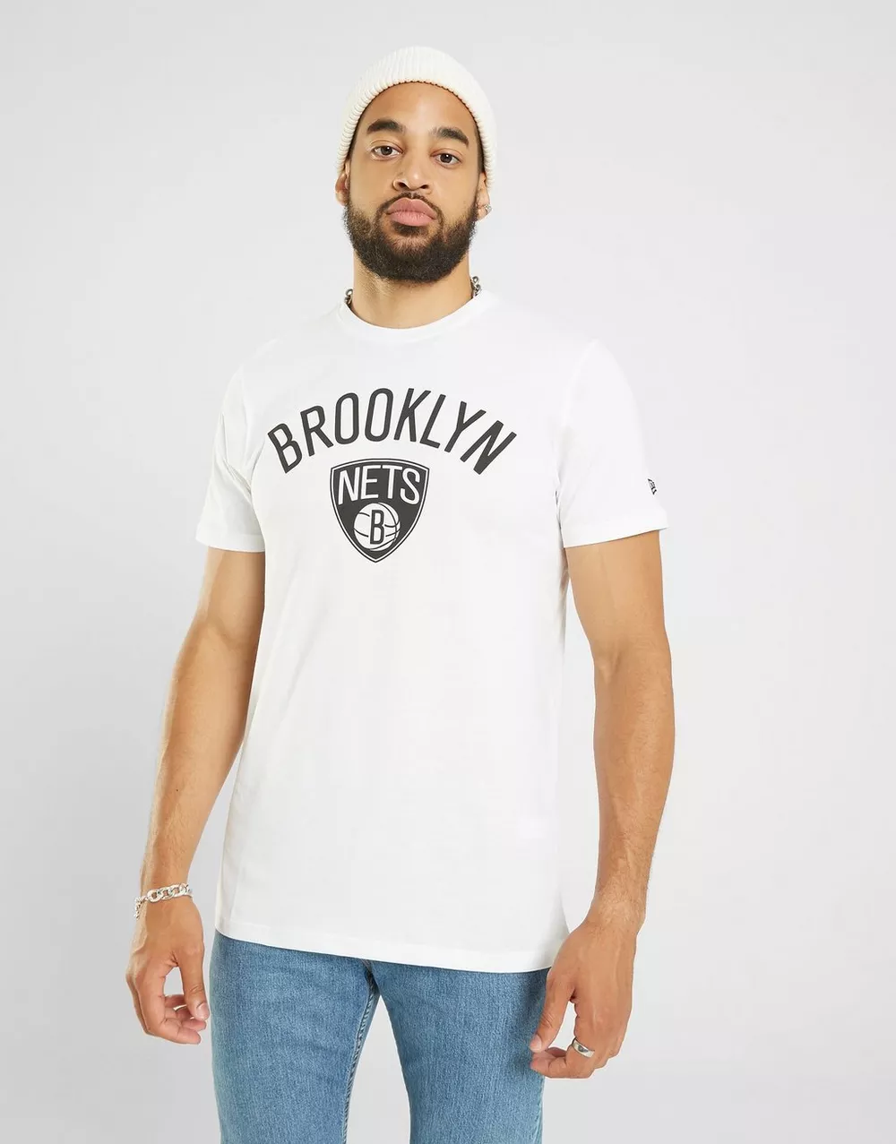 NEW ERA ФУТБОЛКА SS NBA ТОП 6 BROOKLYN NETS BROOKLYN NETS WH, фото 1 з 4