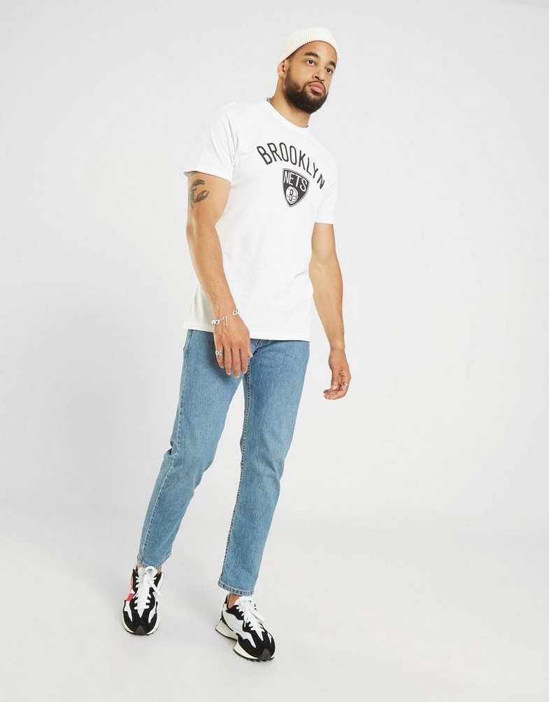 Tricou pentru bărbați NEW ERA TRICOU SS NBA TOP 6 BROOKLYN NETS BROOKLYN NETS WHI 11530756 Alb