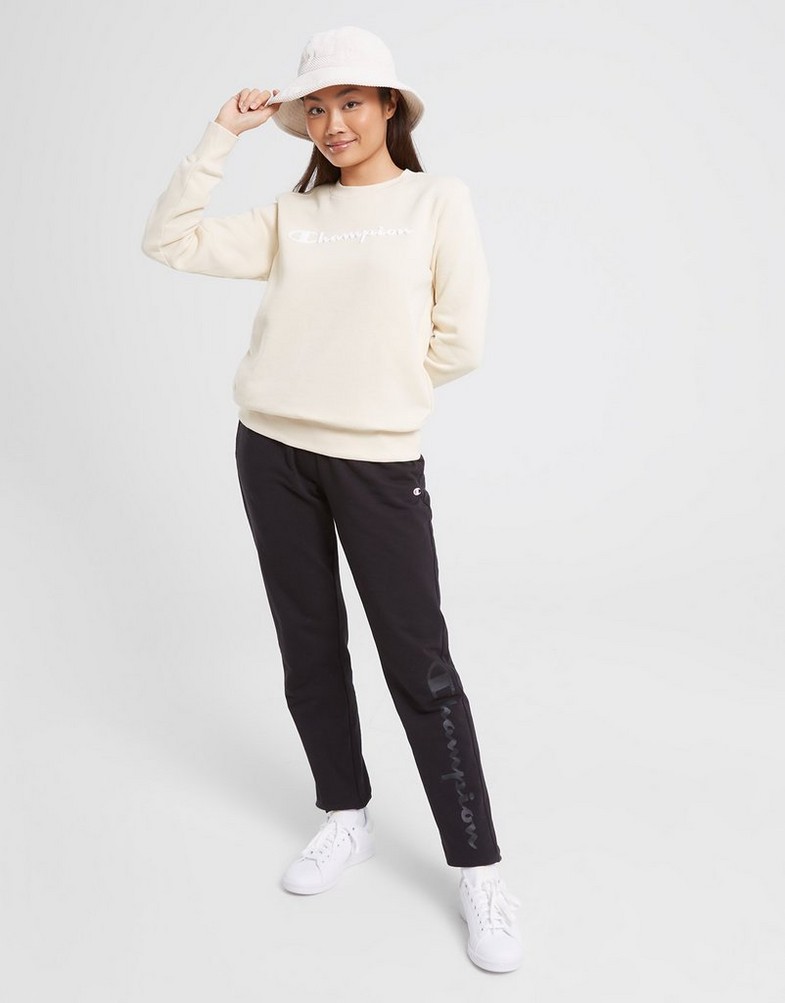 Bluza damska CHAMPION BLUZA CREWNECK SWEATSHIRT 115391YS014 Beżowy
