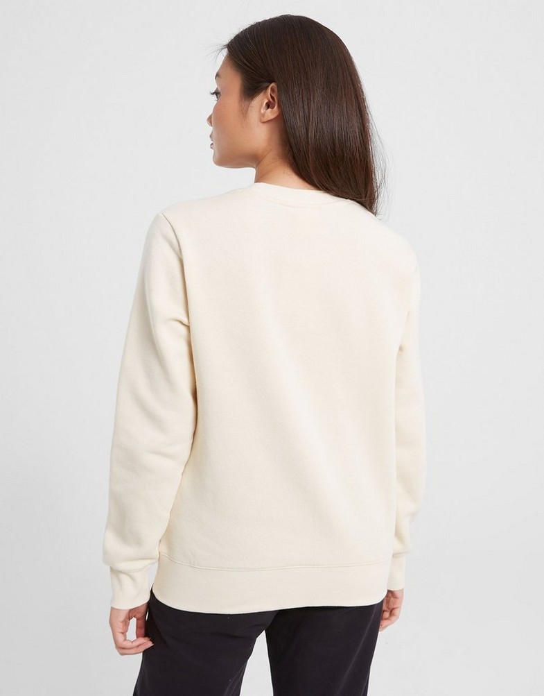 Bluza damska CHAMPION BLUZA CREWNECK SWEATSHIRT 115391YS014 Beżowy
