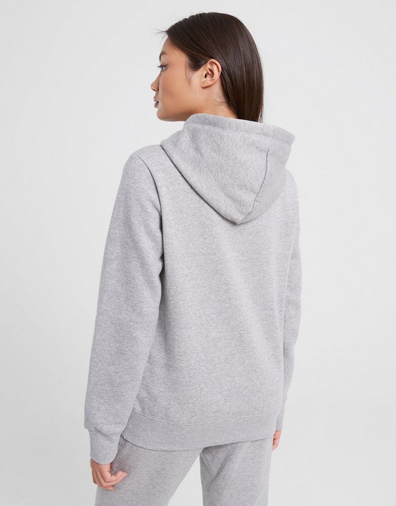 Dámska mikina CHAMPION MIKINA S KAPUCŇOU HOODED SWEATSHIRT 115395EM006 Sivá