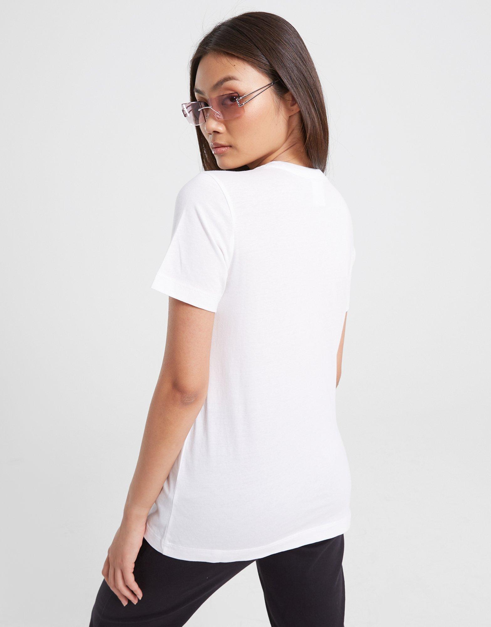 Moteriški marškinėliai CHAMPION MARŠKINĖLIAI CREWNECK MARŠKINĖLIAI 115422WW006 Balta