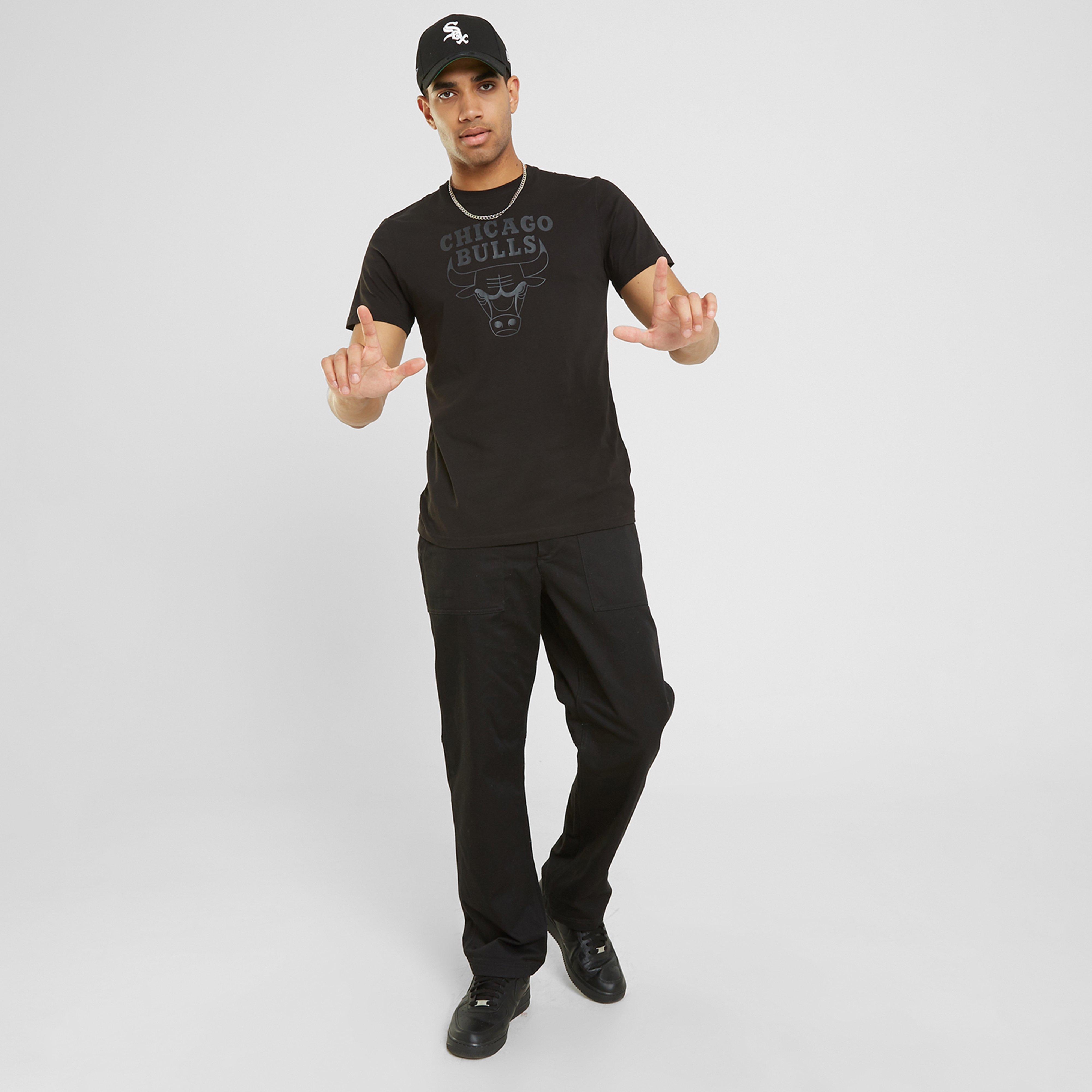 Koszulka, t-shirt męski NEW ERA T-SHIRT SS NBA REMAINING BULLS CHICAGO BULLS BLKBLK