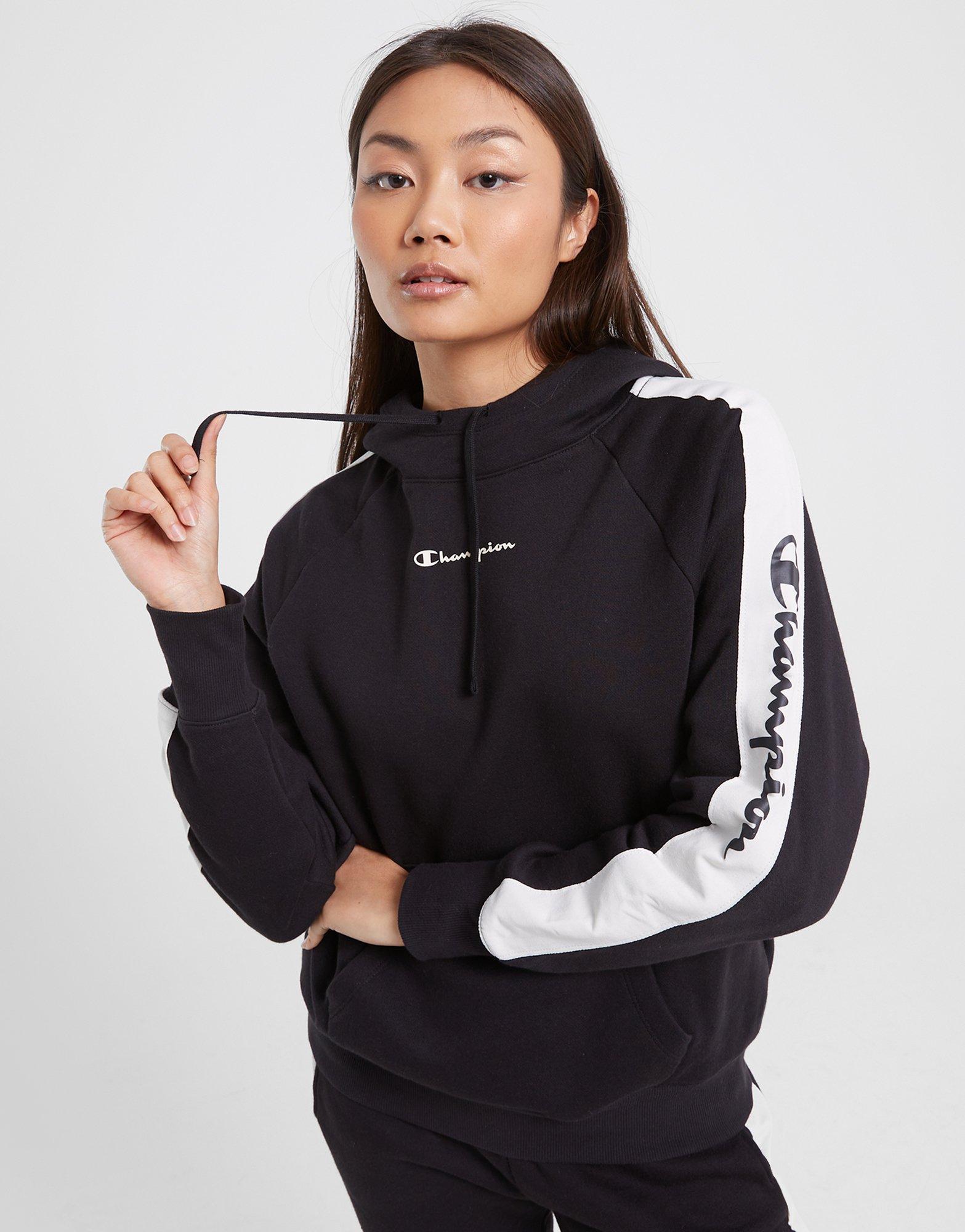 Дамска блуза CHAMPION СУИТЧЪР С КАЧУЛКА HOODED SWEATSHIRT 115571KK001 Черен