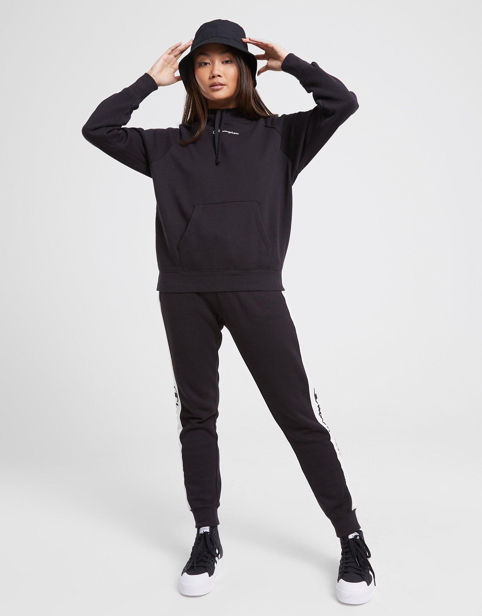 Дамска блуза CHAMPION СУИТЧЪР С КАЧУЛКА HOODED SWEATSHIRT 115571KK001 Черен