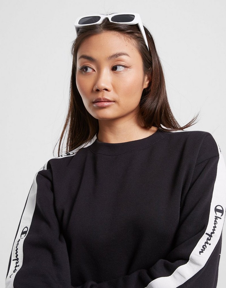 Dámská mikina CHAMPION MIKINA CREWNECK SWEATSHIRT 115573KK001 Černá