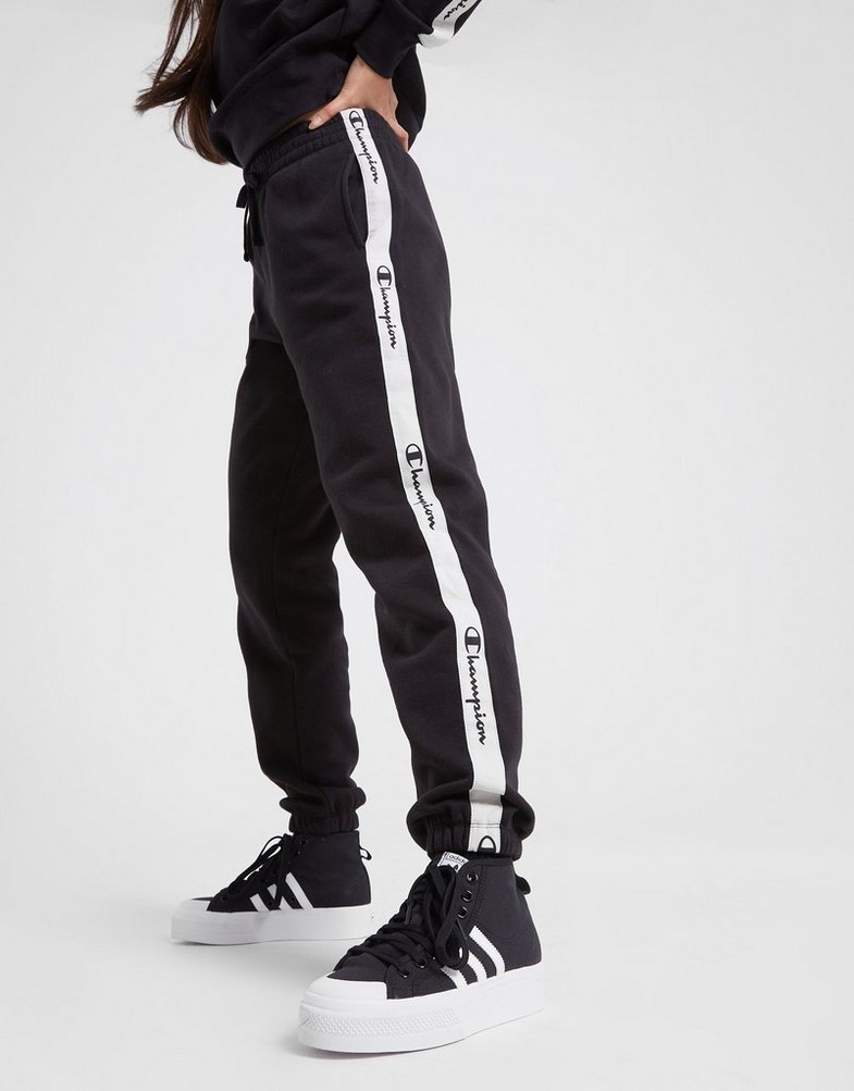 Dámske nohavice CHAMPION NOHAVICE  ELASTIC CUFF PANTS 115576KK001 Čierna