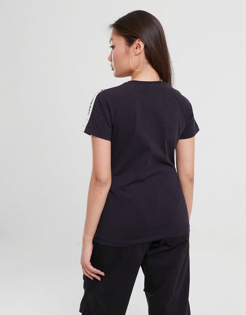 Dámské tričko CHAMPION TRIČKO CREWNECK TRIČKO 115578KK001 Černá