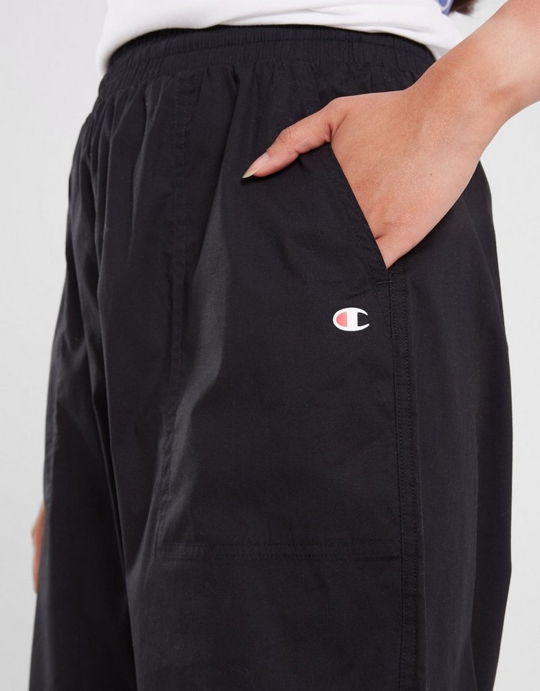 Moteriškos kelnės CHAMPION KELNĖS ELASTIC CUFF PANTS 116102KK001 Juoda