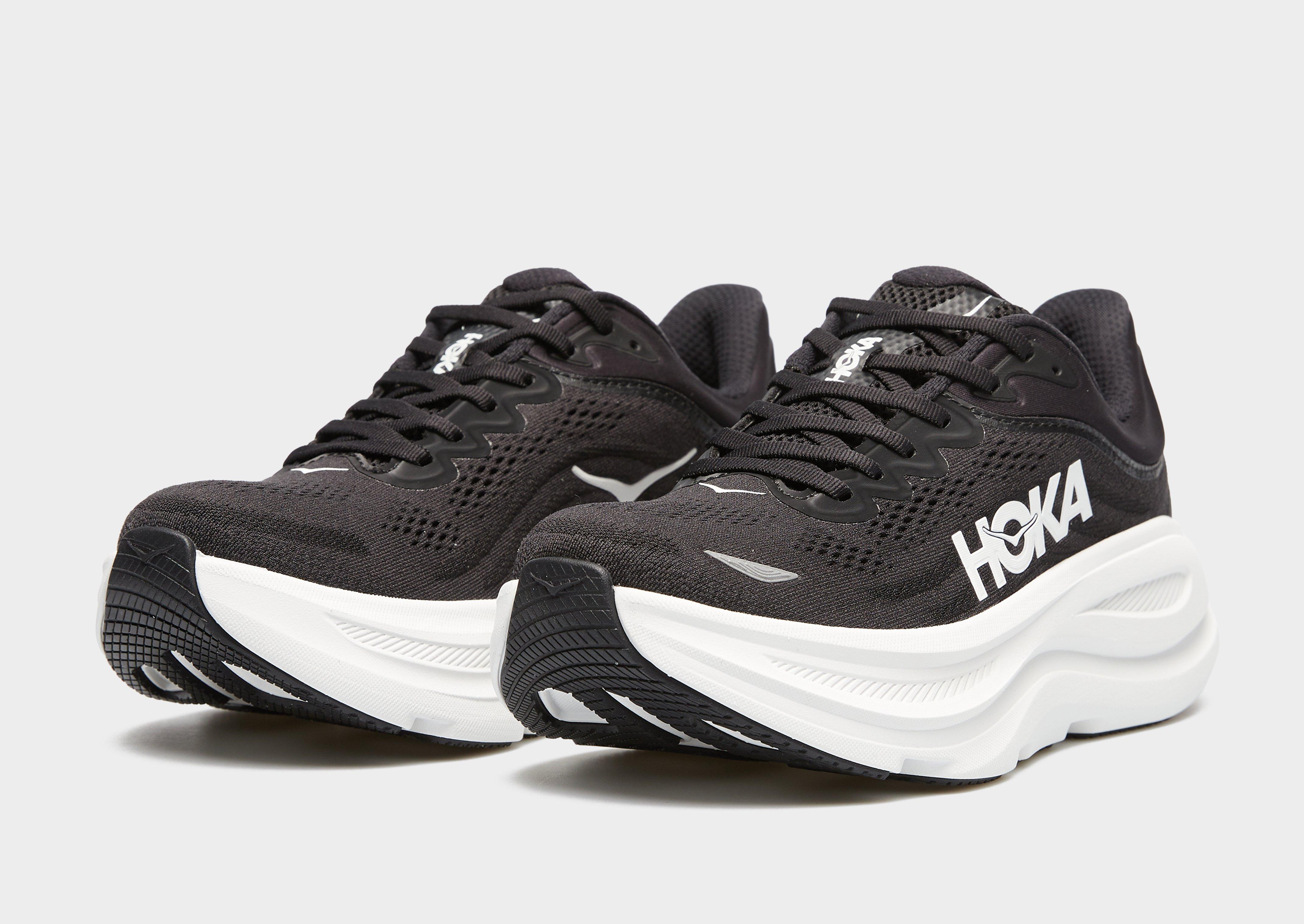 Buty do biegania damskie HOKA BONDI 9 1162012BWHT Czarny