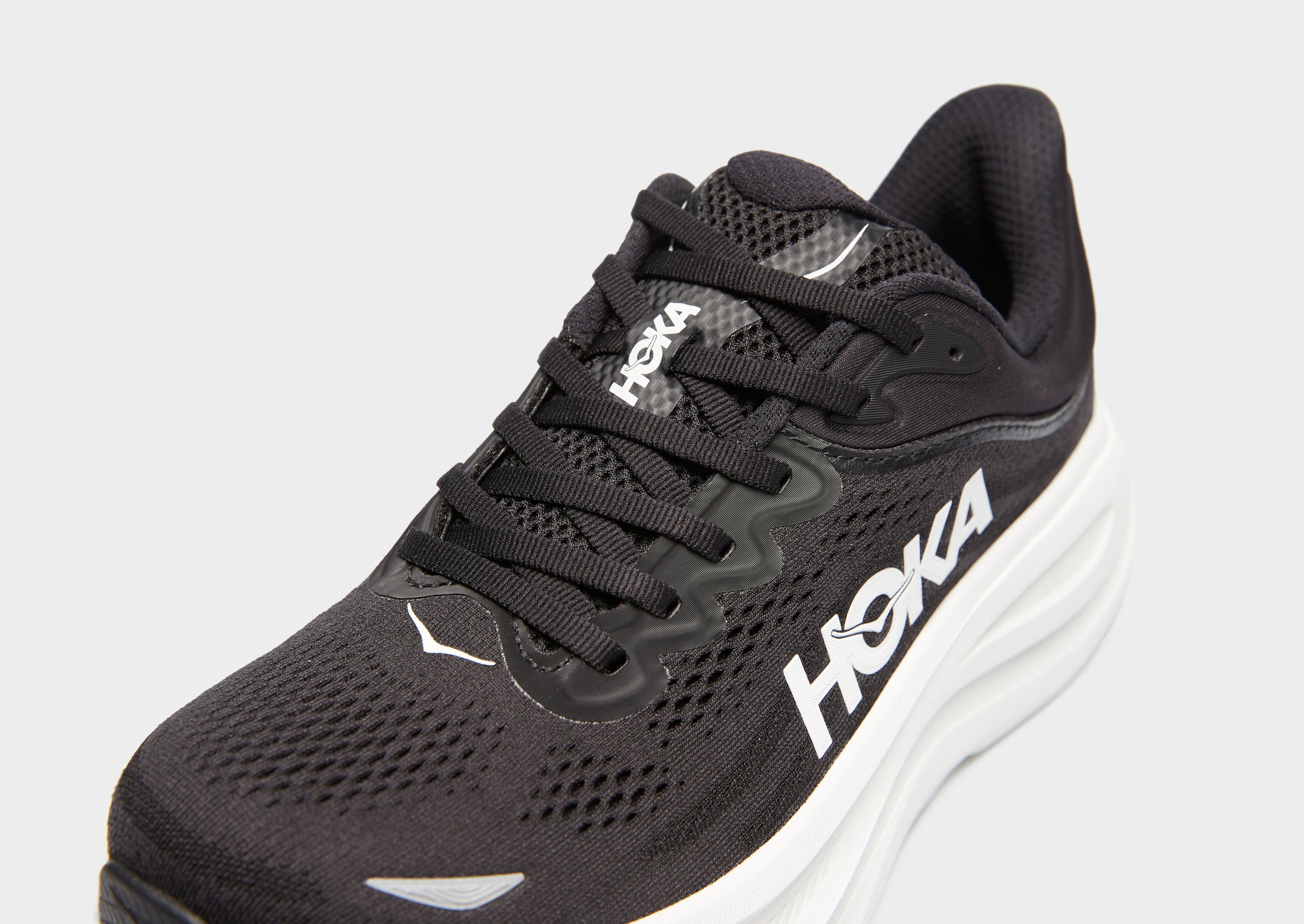 Buty do biegania damskie HOKA BONDI 9 1162012BWHT Czarny