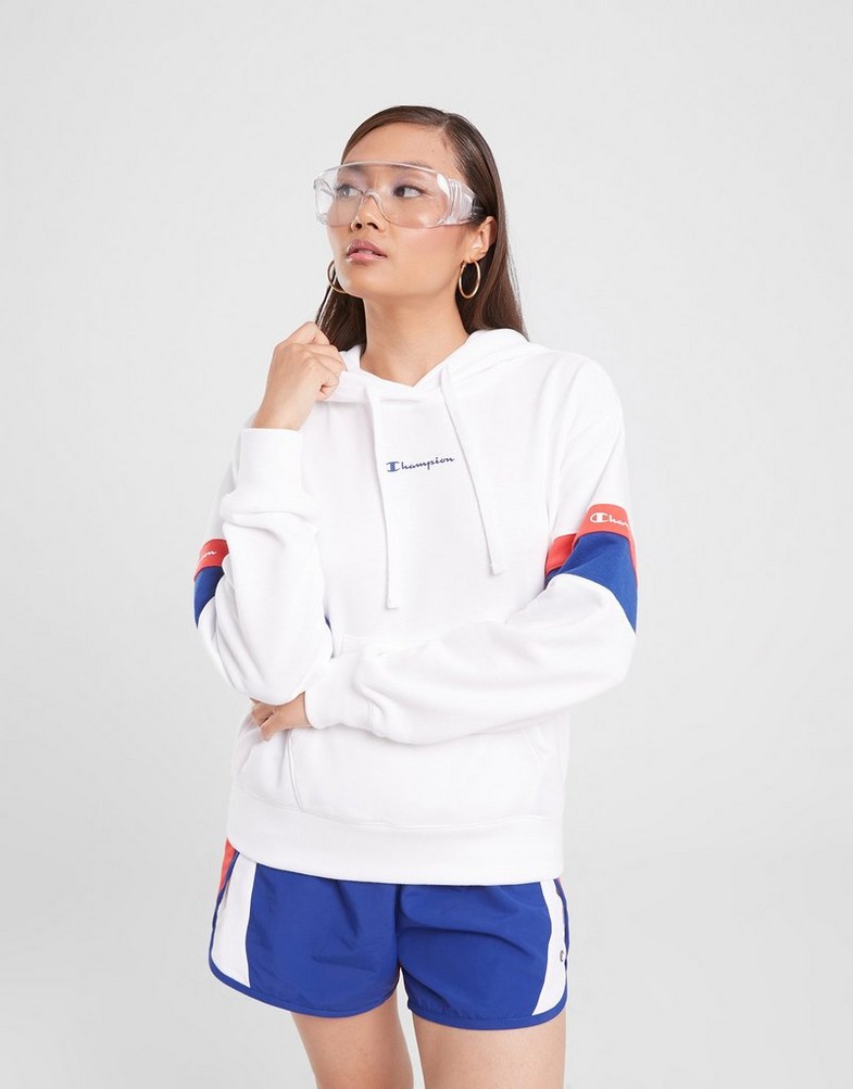 Bluza damska CHAMPION BLUZA Z KAPTUREM HOODED SWEATSHIRT 116222WW001 Biały