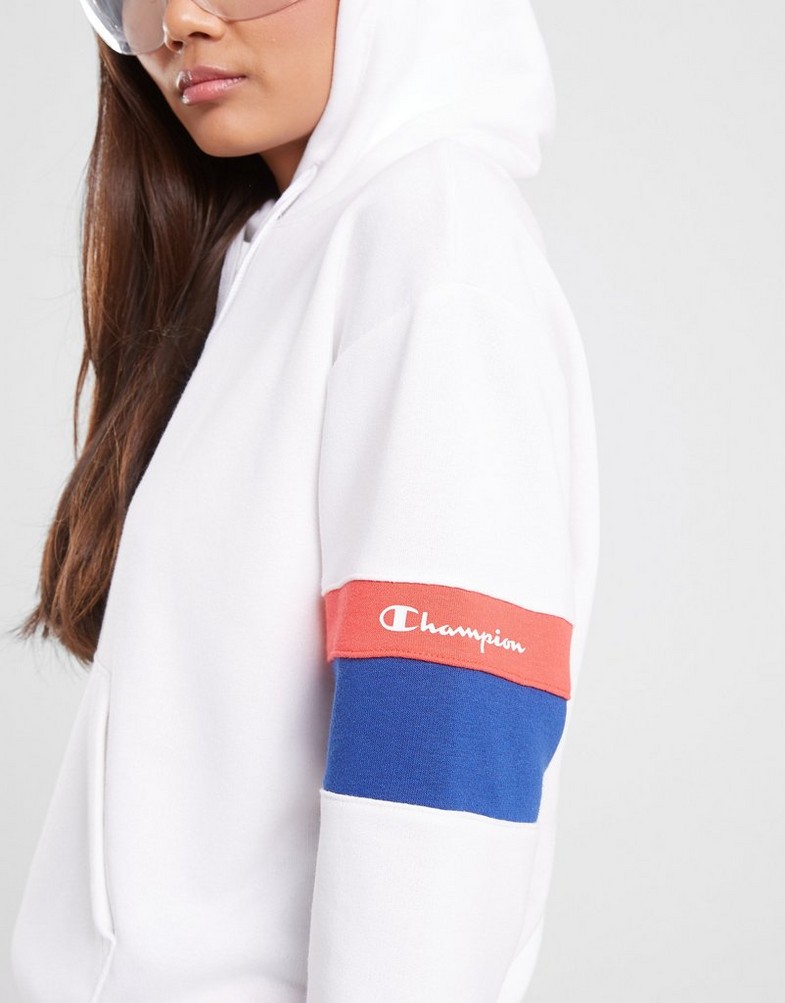 Bluza damska CHAMPION BLUZA Z KAPTUREM HOODED SWEATSHIRT 116222WW001 Biały