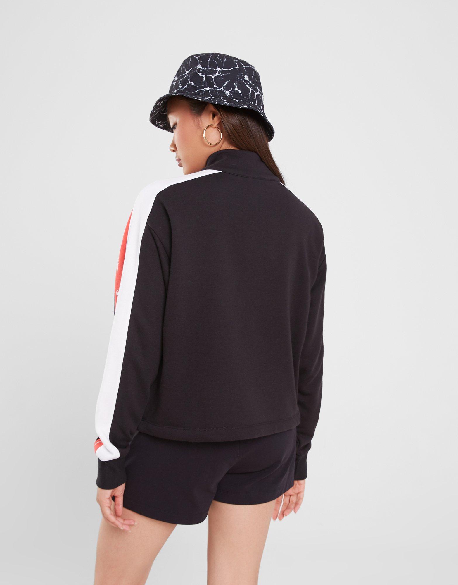 Dámska mikina CHAMPION MIKINA HALF ZIP SWEATSHIRT 116224KK001 Čierna