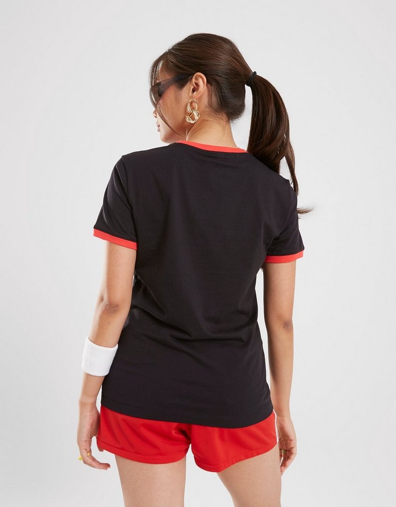 Dámske tričko CHAMPION TRIČKO CREWNECK TRIČKO 116228KK001 Čierna