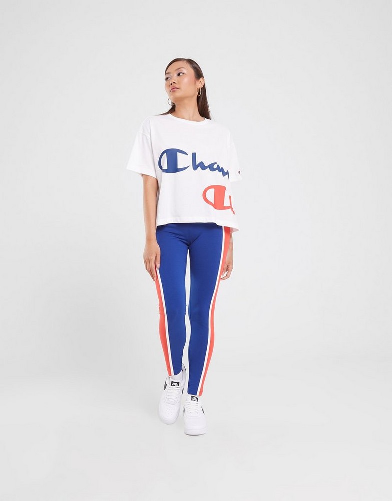 Tricou pentru femei CHAMPION TRICOU CREWNECK TRICOU 116230WW001 Alb