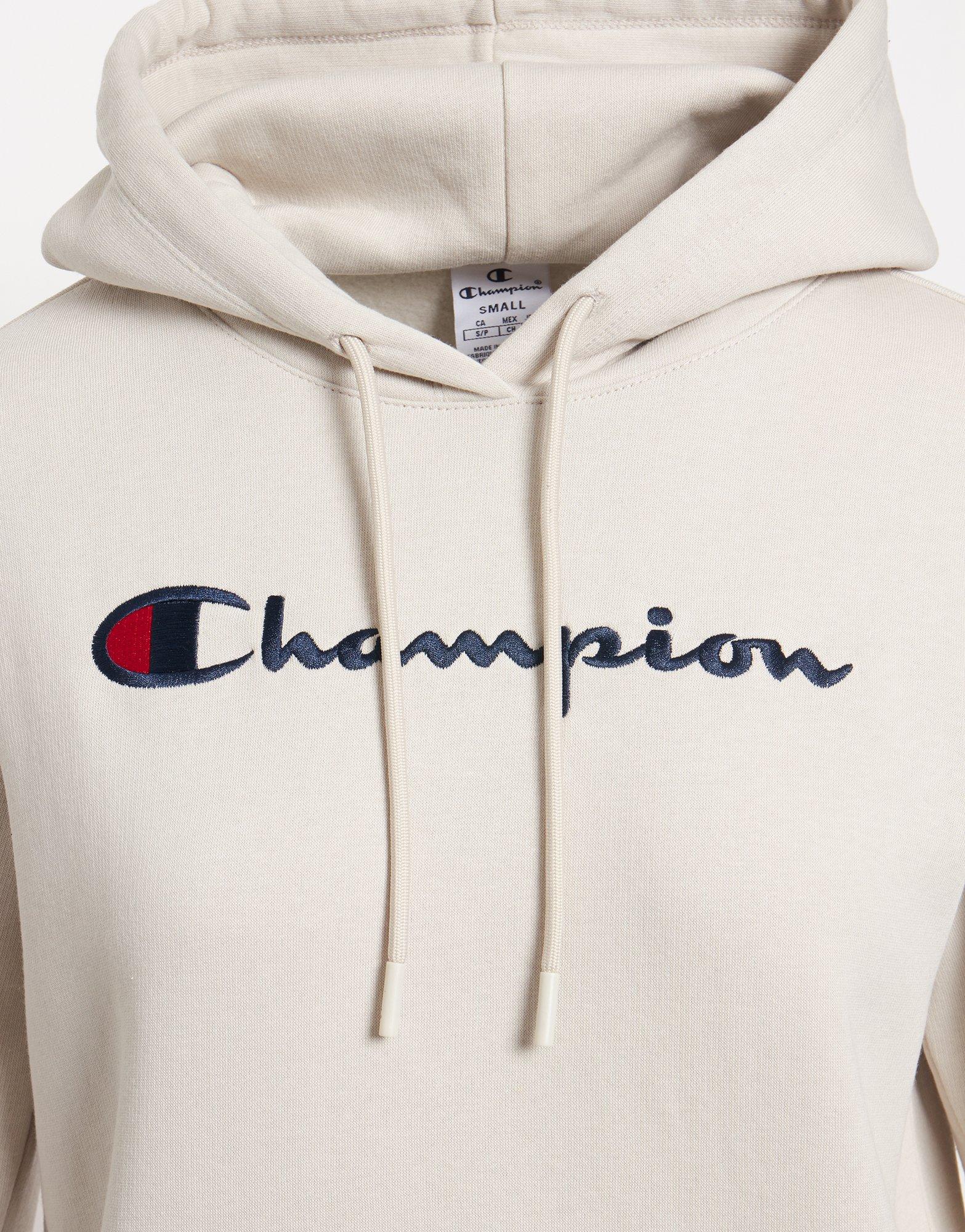 Dámská mikina CHAMPION MIKINA S KAPUCÍ HOODED SWEATSHIRT 116579ES057 Béžová