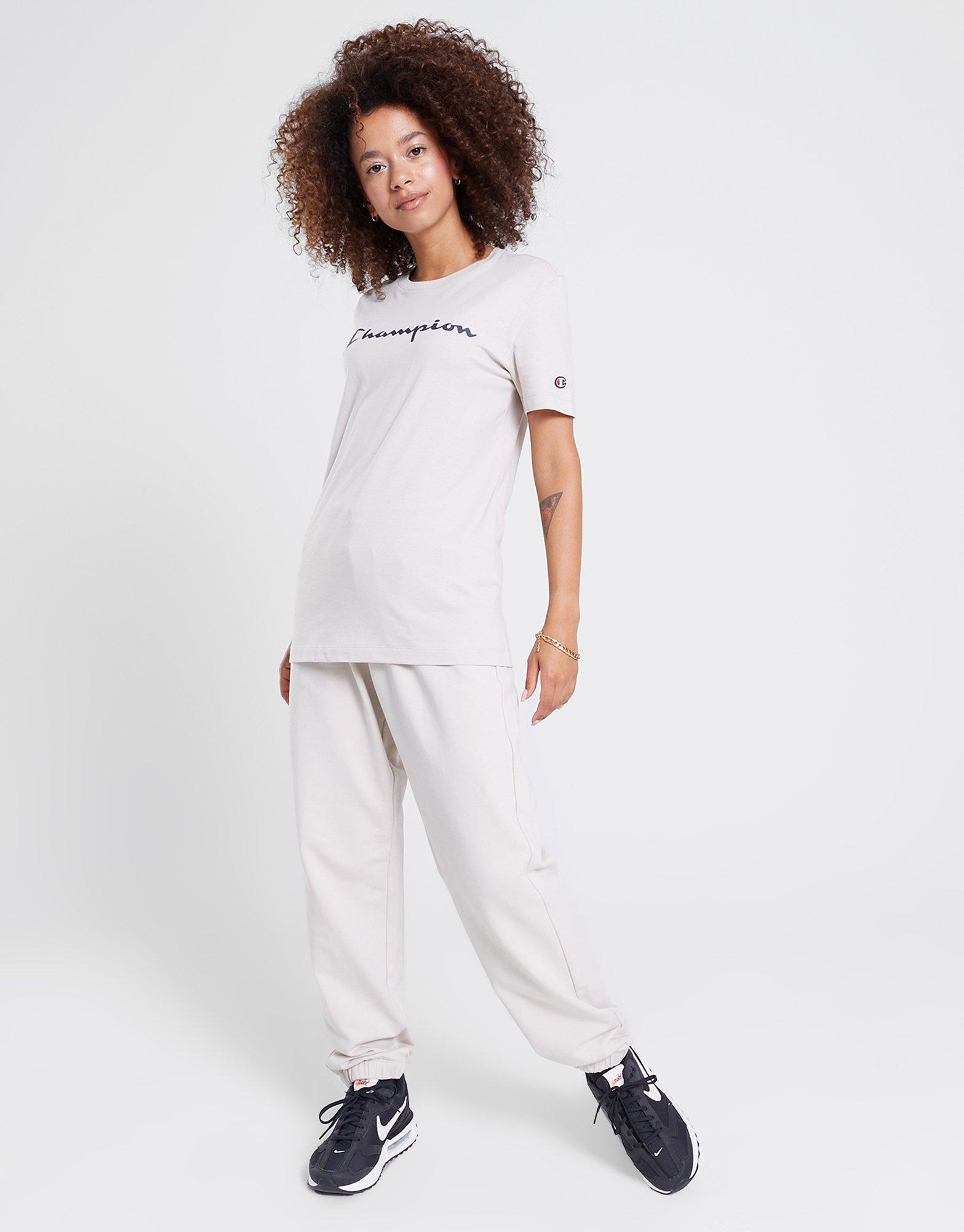 Жіночі штани CHAMPION ШТАНИ ELASTIC CUFF PANTS 116610ES057 Бежевий