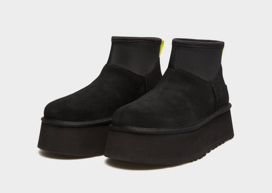 Buty zimowe damskie UGG W CLASSIC MINI DIPPER 1168170-BLK Czarny