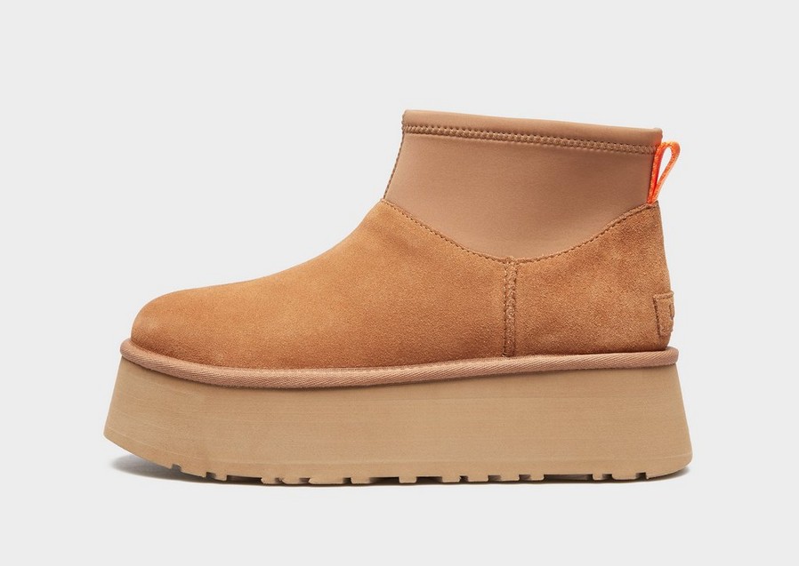 Buty zimowe damskie UGG W CLASSIC MINI DIPPER 1168170-CHE Brązowy